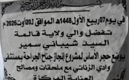 إنجاز مشروع  جناح الجراحة بمستشفى وادي الزناتي