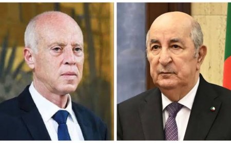 اتصال هاتفي بين الرئيسين "تبون" و"قيس سعيد" 