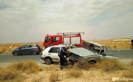 حوادث الطرقات خلال الـ 24 ساعة الأخيرة:  وفاة 8 أشخاص وإصابة 267 آخرين  