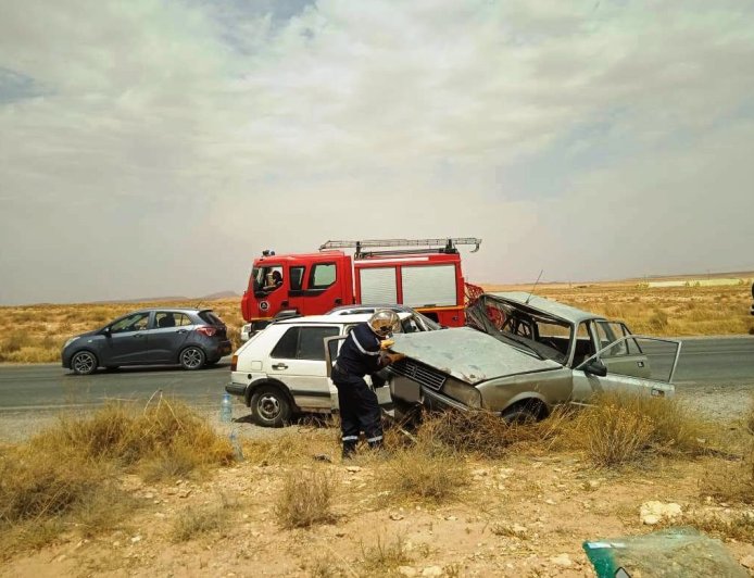 حوادث الطرقات خلال الـ 24 ساعة الأخيرة:  وفاة 8 أشخاص وإصابة 267 آخرين  