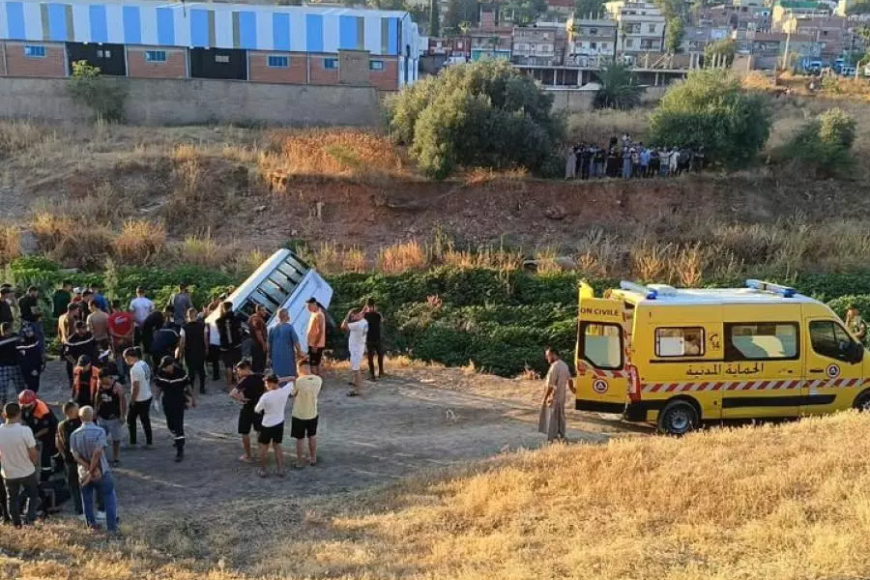 6وفيات و 22 جريحا حصيلة حادث انقلاب حافلة بولاية قسنطينة
