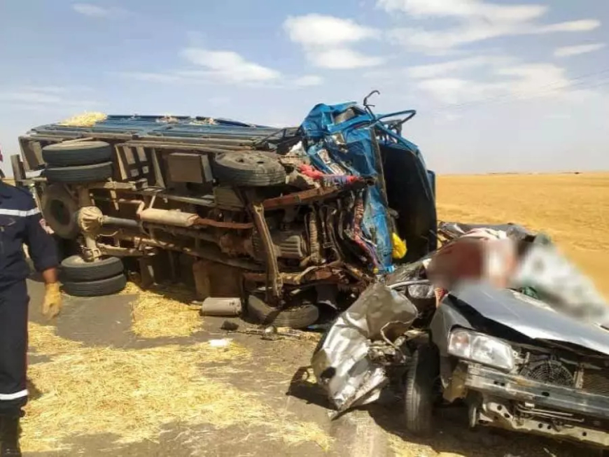 تيارت: 6 وفيات في حادث مرور ببلدية شحيمة