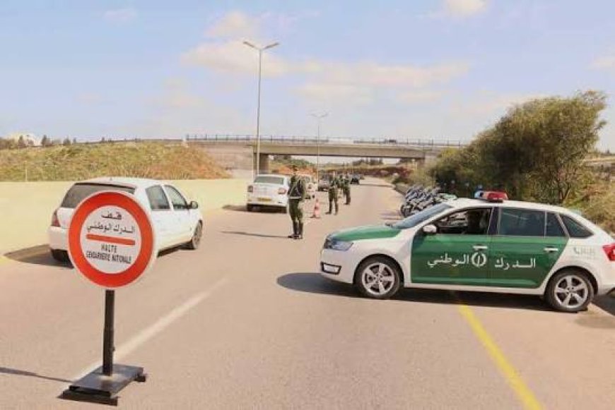الدرك الوطني يحذر من الوقوف في الشريط الفاصل بالطرق السريعة 