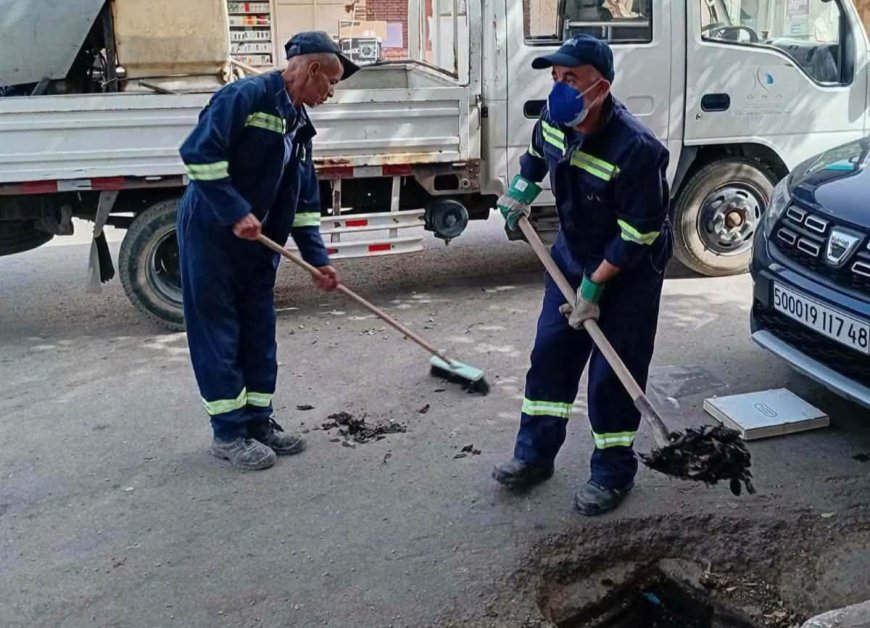 حملة واسعة لتنظيف البالوعات والمشعبات بعنابة