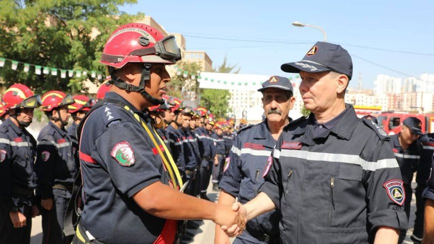 المدير العام للحماية المدنية  في دورية لعدة ولايات شرقية