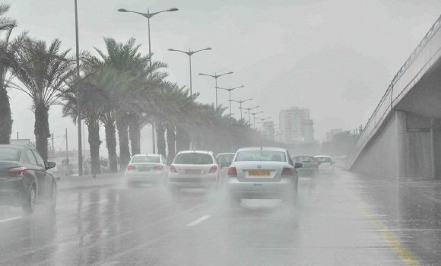 أمطار رعدية على 19 ولاية هذا السبت