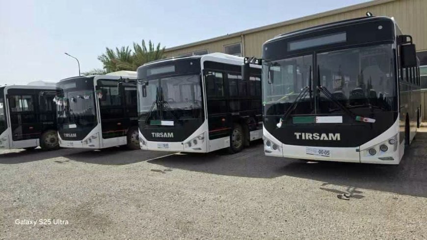 تيرصام " تدعم حظيرة النقل بـ165 حافلة جديدة عبر 6 ولايات
