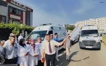  إنطلاق قافلة طبية كبرى للتضامن مع العائلات المتضررة من الحرائق