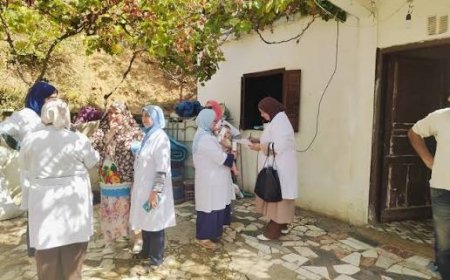 قالمة:  فرق طبية ونفسية تتنقل إلى مشتة أم الحناش ببلدية بوعاتي محمود