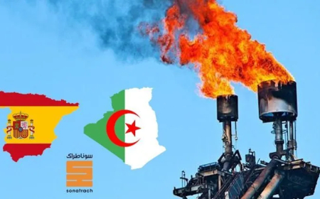 الجزائر ثاني أكبر مورد للغاز إلى إسبانيا