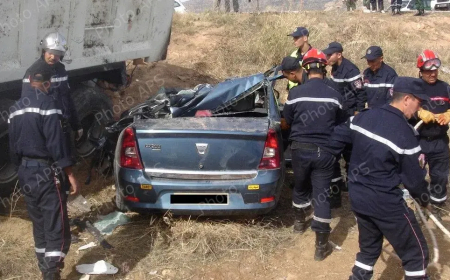  1471 وفاة و66 ألف جريح في 55 ألف حادث منذ بداية السنة