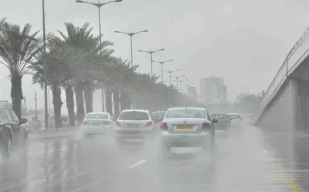 نشرة جوية تحذيرية (أمطار رعدية  )