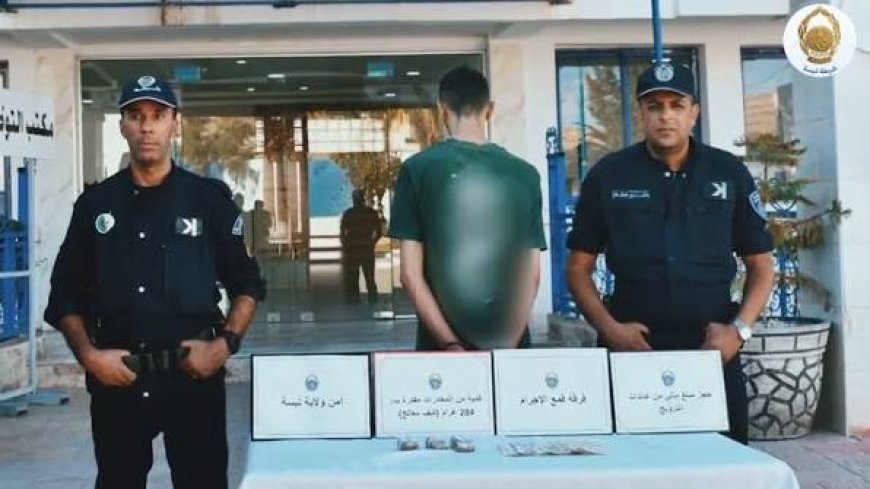 شرطة تبسة تضبط 284 غراما من الكيف المعالج