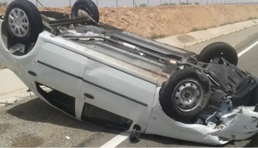 سكيكدة : وفاة خمسيني في حادث انحراف وانقلاب سيارة بمنحدر جبلي 