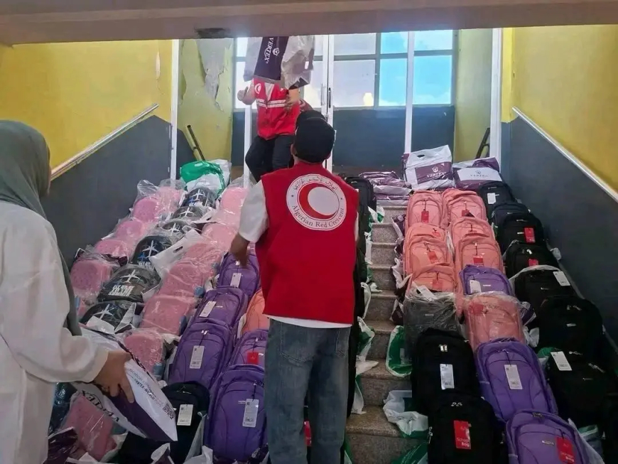 الهلال الأحمر يرافق التلاميذ بحملة وطنية للتوعية في الوسط المدرسي