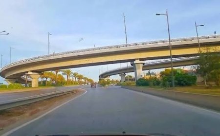 غلق  مؤقت  بمحور سيدي إبراهيم  لتسريع  وتيرة إنجاز  الممر  العلوي 