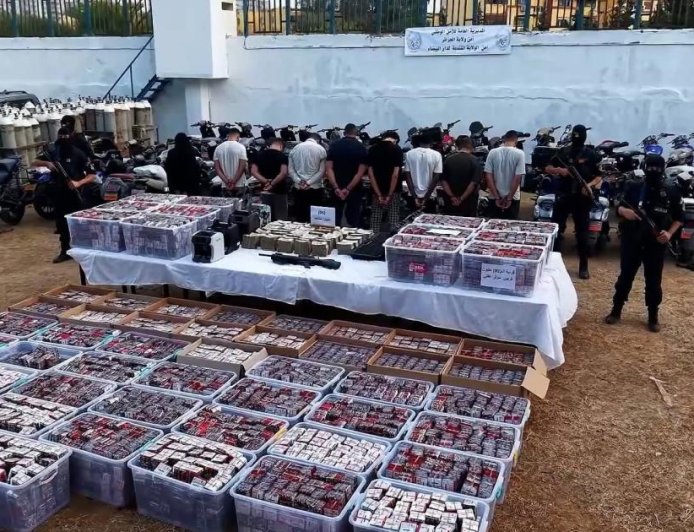 الجزائر العاصمة: ضبط قرابة مليوني قرص مهلوس واسترجاع 636 دراجة نارية محصلة من تبييض الأموال