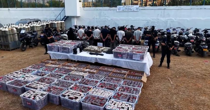 الجزائر العاصمة: ضبط قرابة مليوني قرص مهلوس واسترجاع 636 دراجة نارية محصلة من تبييض الأموال